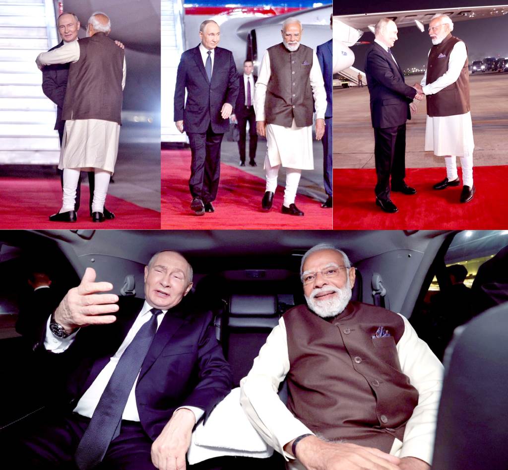 Putin arrived in India hugged shook hands this is how PM Modi welcomed friend Putin